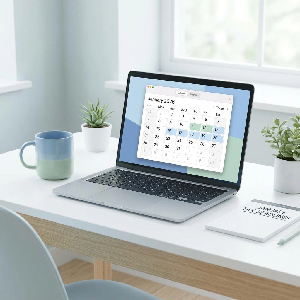 January Tax Deadlines &amp; Key Dates: What Entrepreneurs Need to Know for 2026