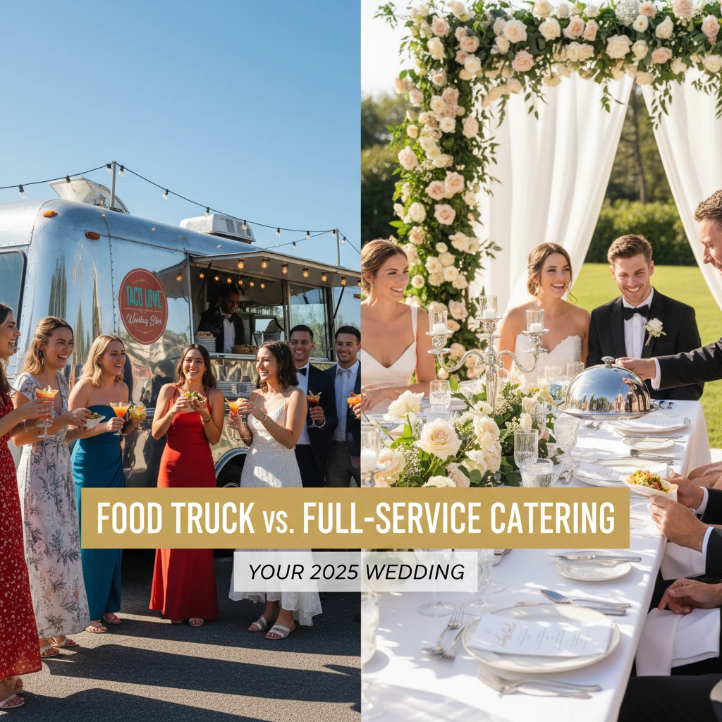 Food Truck vs. Full-Service Catering: Which Is Better For Your 2025 Wedding?