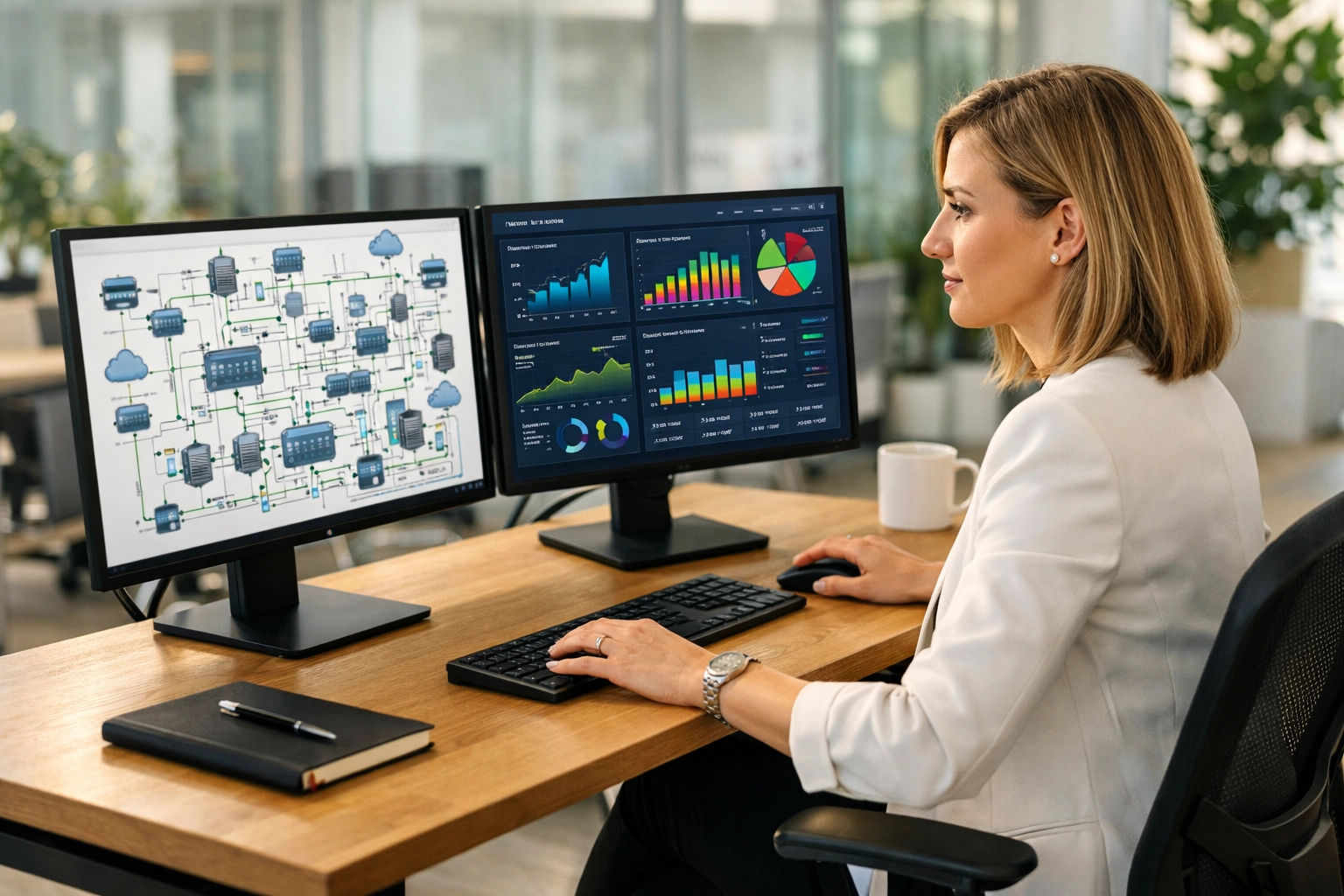 A consultant reconciling IT infrastructure and financial assets using ServiceNow ITAM dashboards.