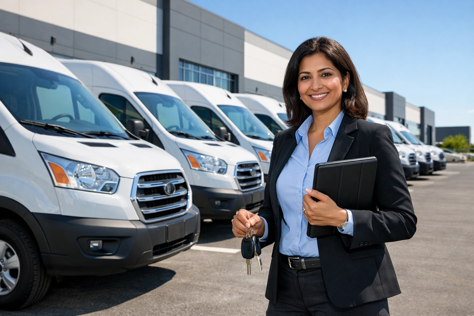 Small business owner with commercial vehicle fleet for Section 179 deduction