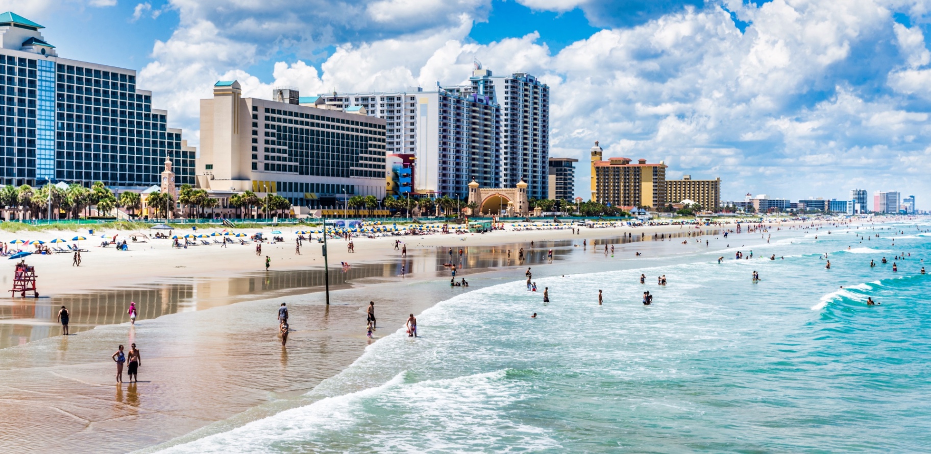 Aerial view of Daytona Beach