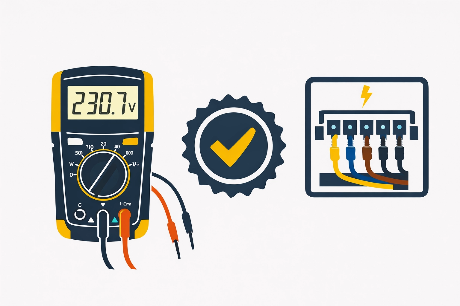 Elektriker Wien testet Smart Home Installation mit professionellem Messgerät