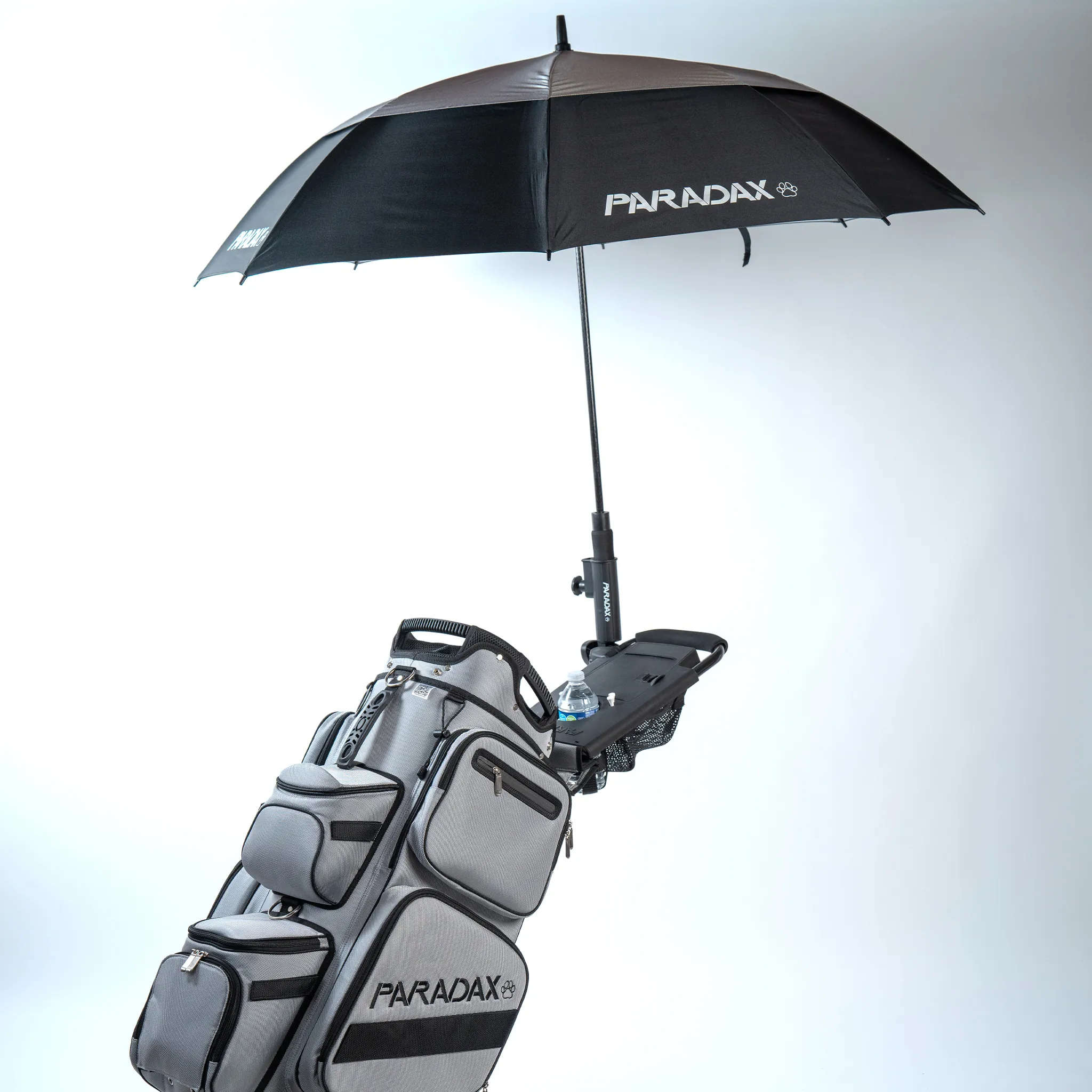PARADAX AI-1 all-in-one golf bag in push cart mode