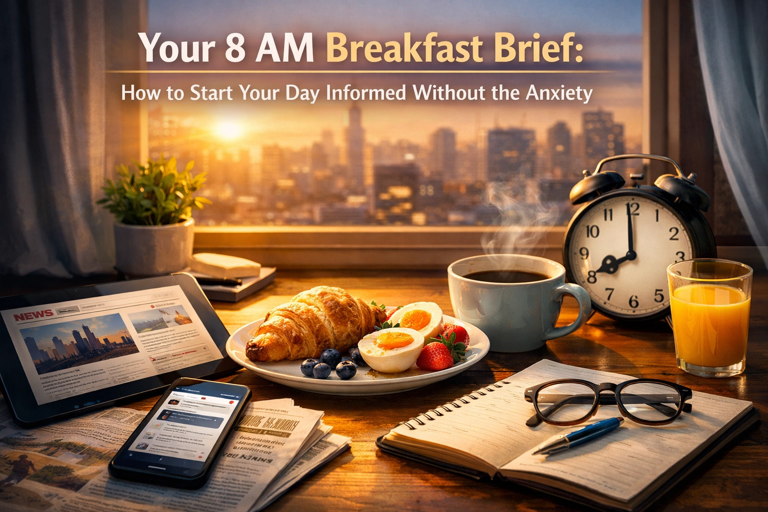 [HERO] Your 8 AM Breakfast Brief: How to Start Your Day Informed Without the Anxiety