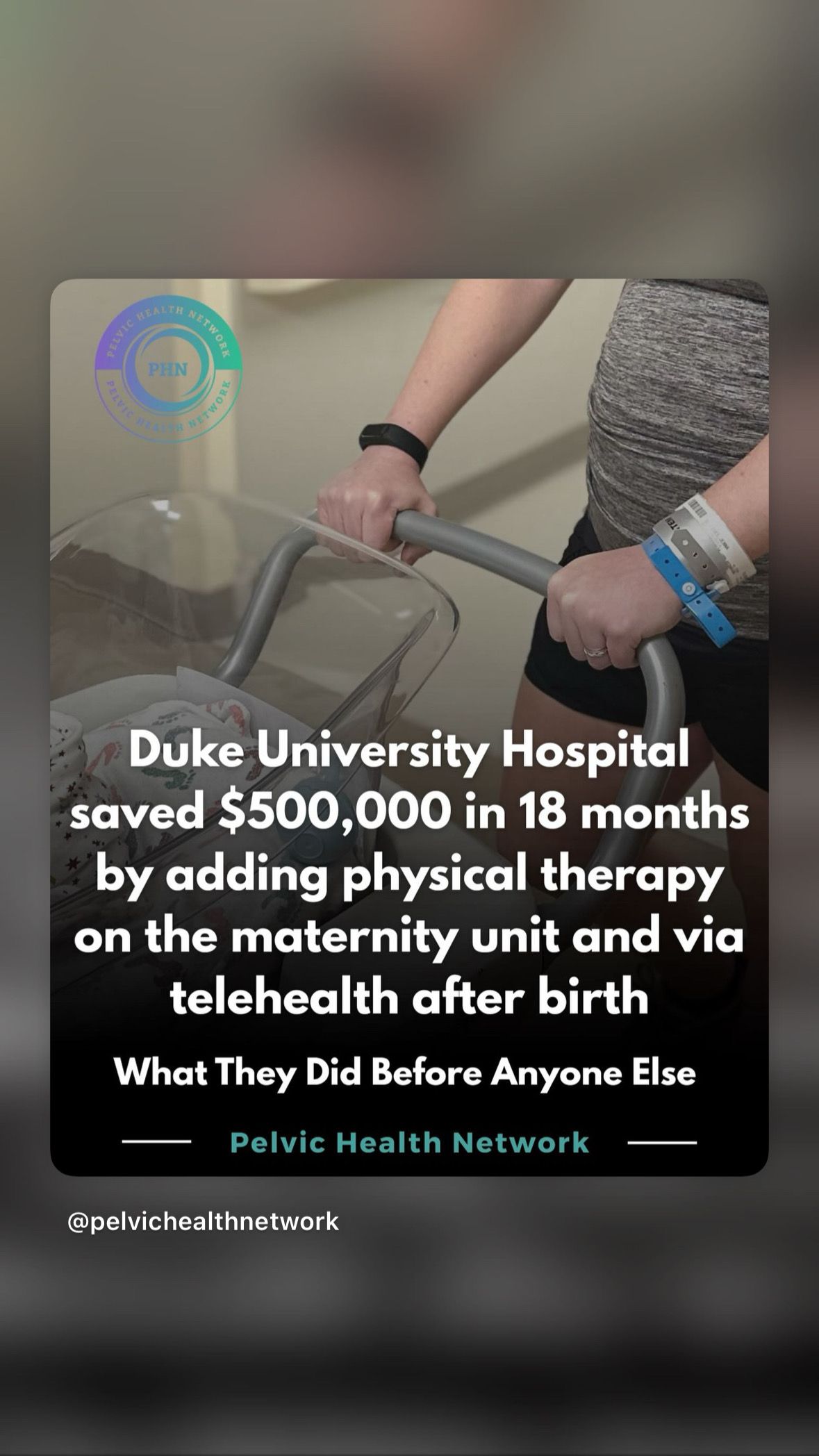 Duke University Hospital saved $500,000 in 18 months by introducing early OT/PT intervention
