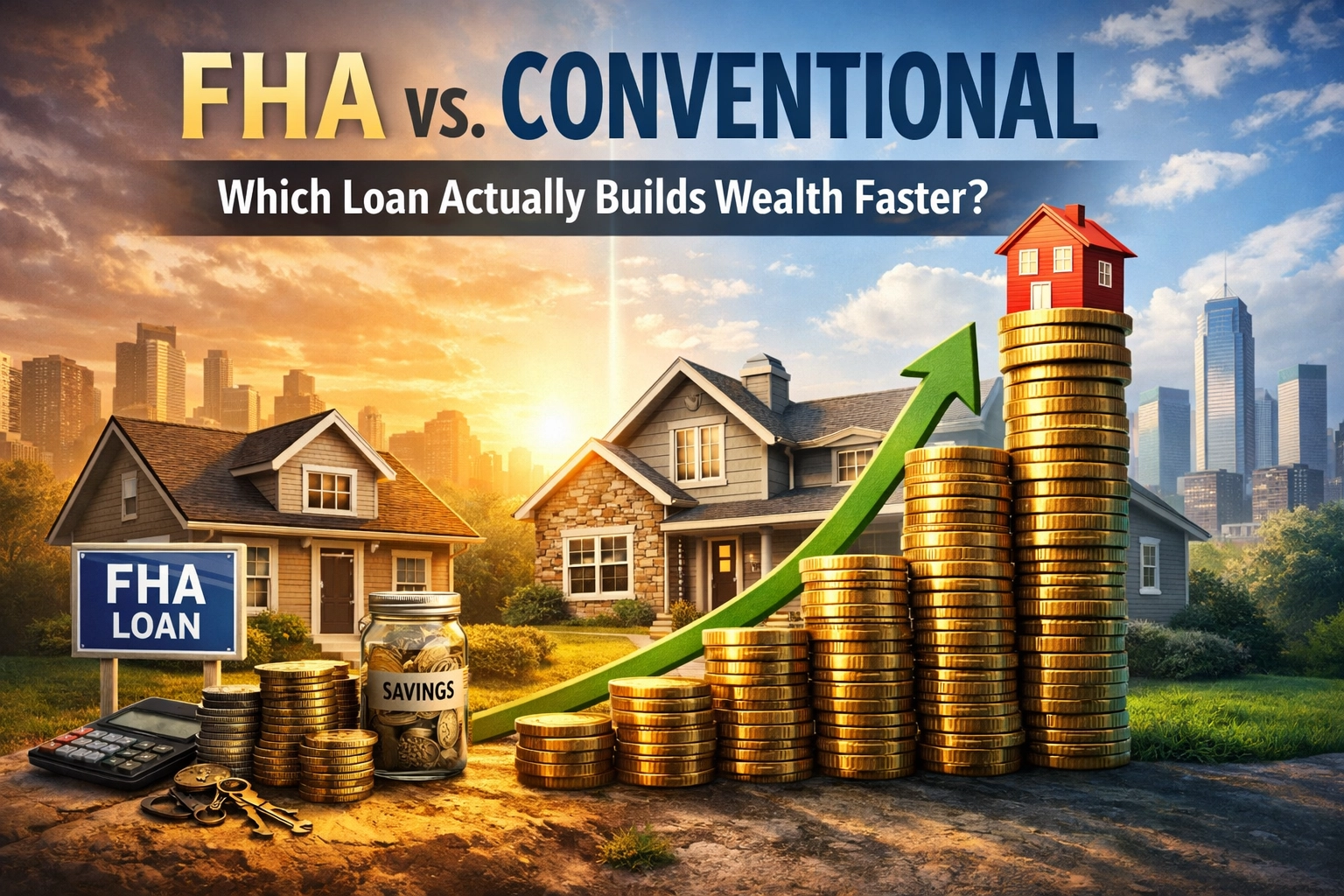[HERO] FHA vs. Conventional: Which Loan Actually Builds Wealth Faster?