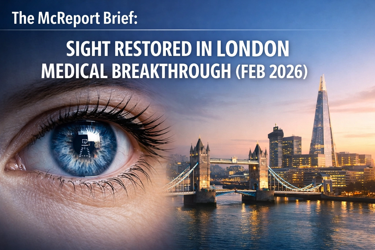 [HERO] The McReport Brief: Sight Restored in London Medical Breakthrough (Feb 2026)