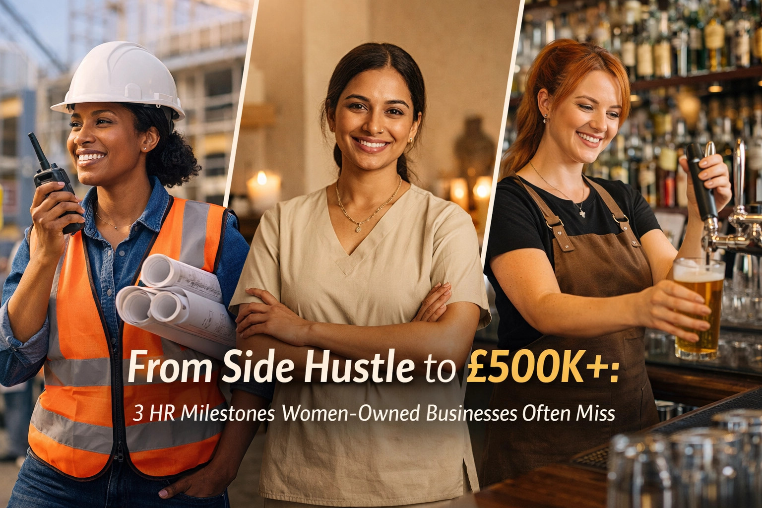 [HERO] From Side Hustle to £500K+: 3 HR Milestones Women-Owned Businesses Often Miss