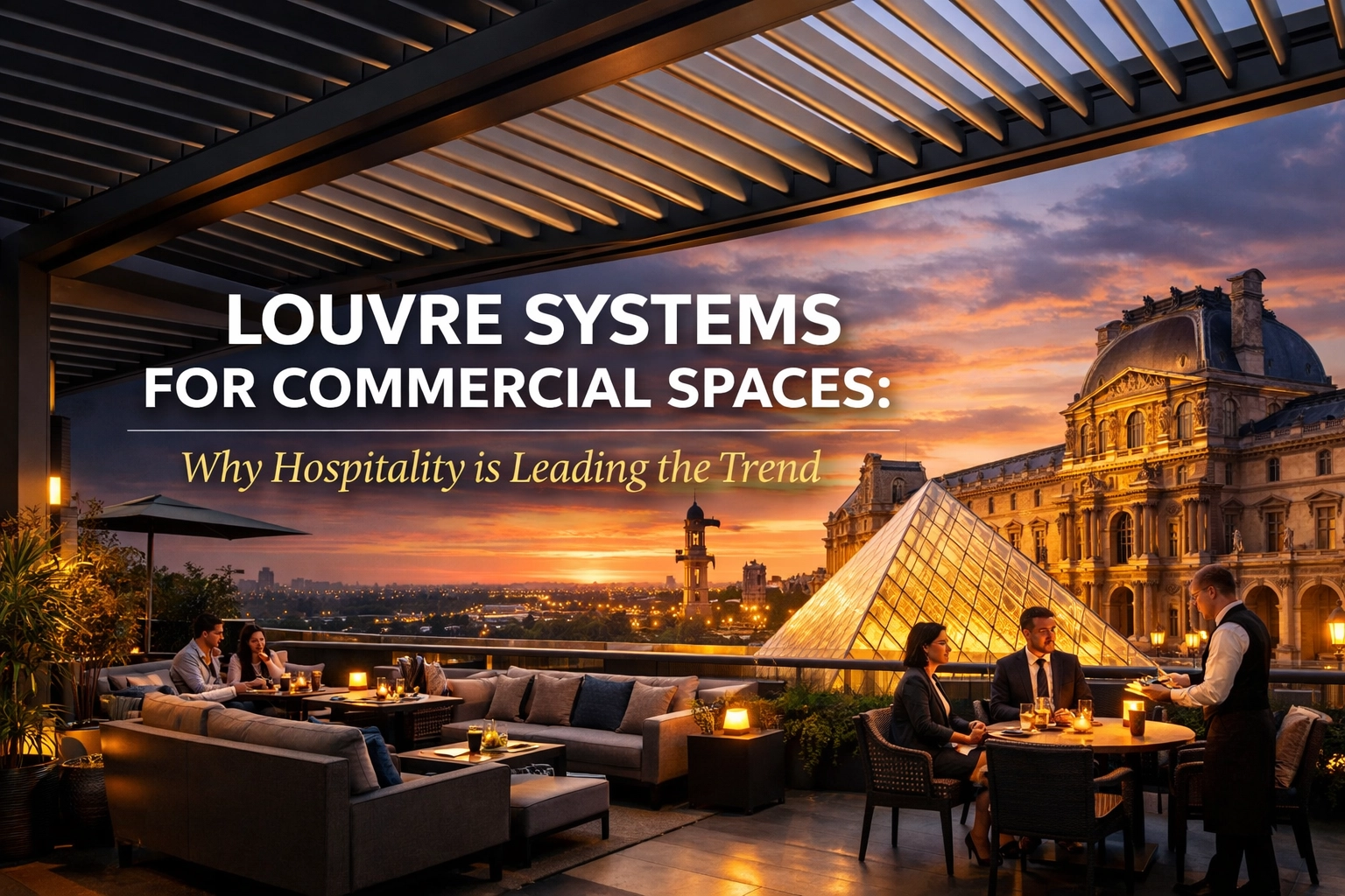 [HERO] Louvre Systems for Commercial Spaces: Why Hospitality is Leading the Trend