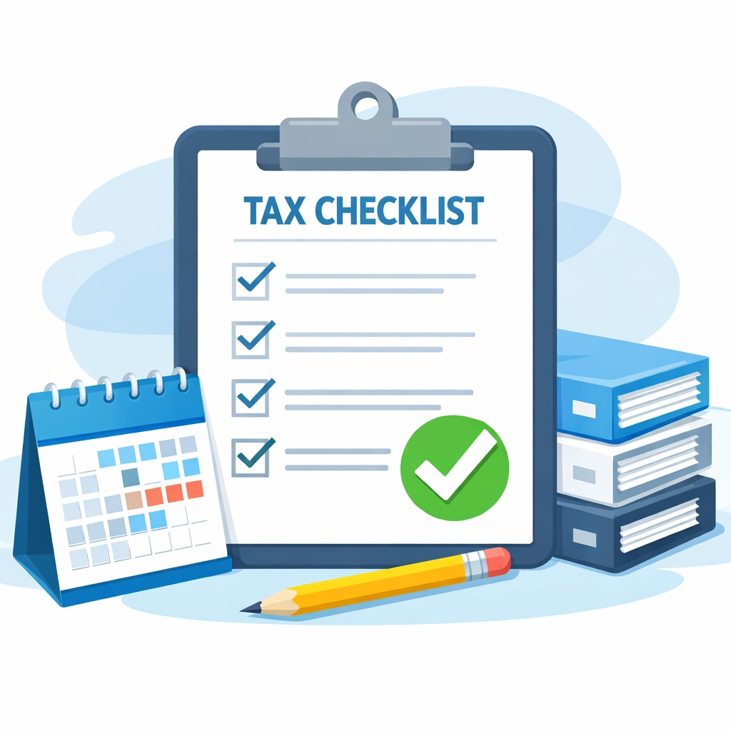 Tax filing checklist and calendar for organized 2026 tax preparation in New Haven.