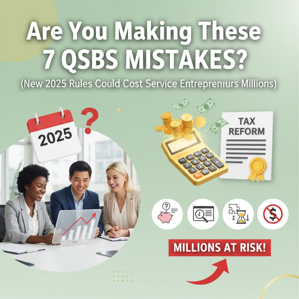 Are You Making These 7 QSBS Mistakes? (New 2025 Rules Could Cost Service Entrepreneurs Millions)