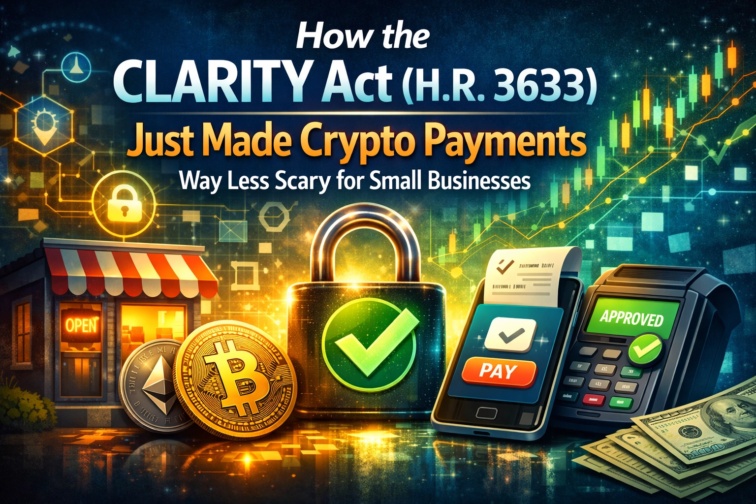 [HERO] How the CLARITY Act (H.R. 3633) Just Made Crypto Payments Way Less Scary for Small Businesses