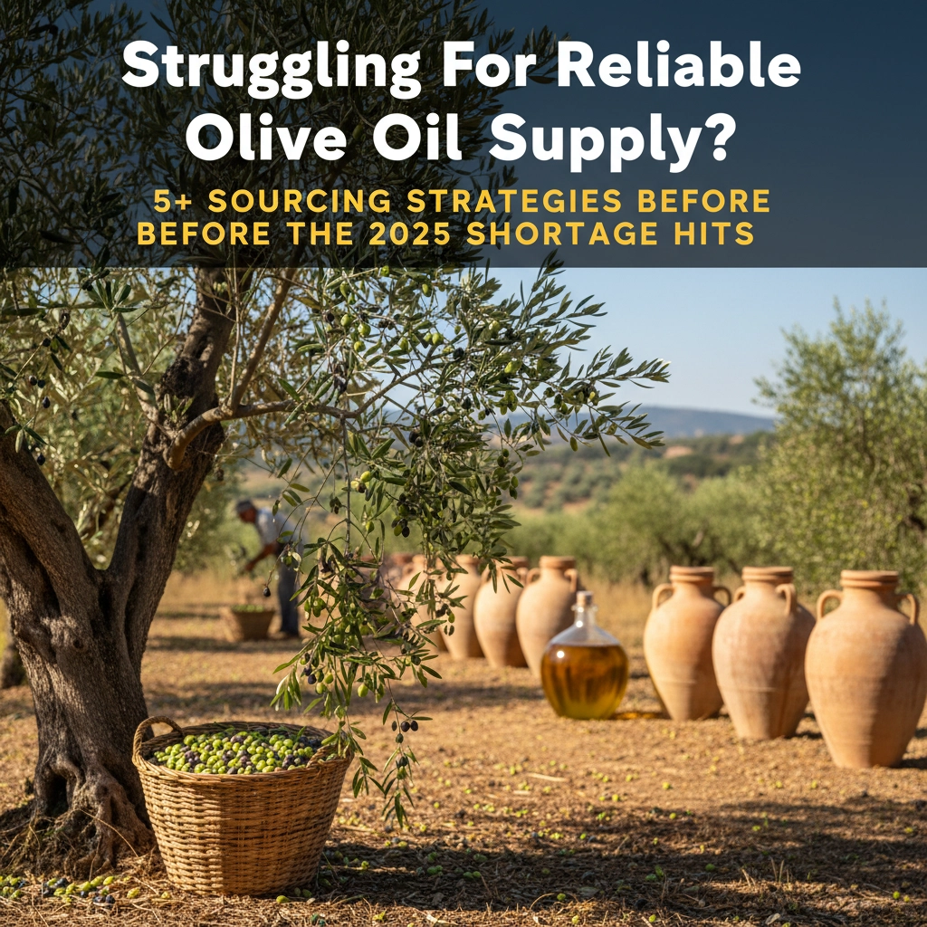 Struggling For Reliable Olive Oil Supply? 5+ Sourcing Strategies Before the 2025 Shortage Hits
