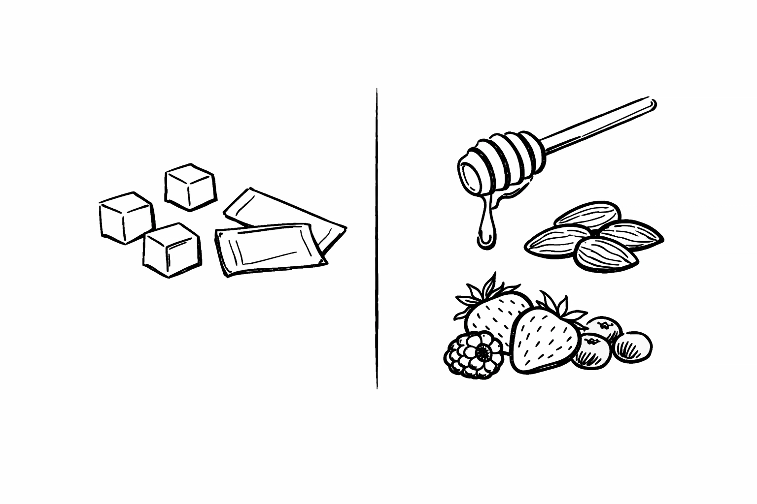 Processed sugars and sweeteners versus natural whole food ingredients for clean protein snacks