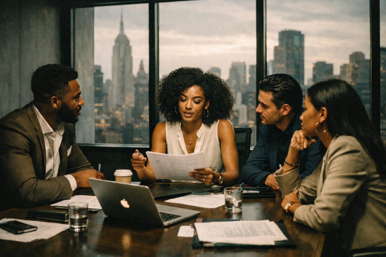 Diverse Christian community collaborating on biblical stewardship and financial planning strategies