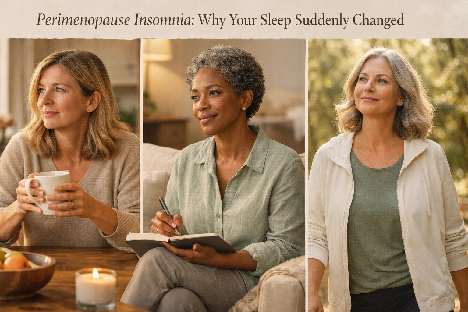 [HERO] Perimenopause Insomnia: Why Your Sleep Suddenly Changed