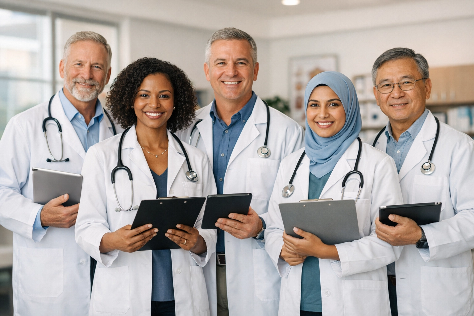 Licensed healthcare professionals ready to provide online medical consultations nationwide