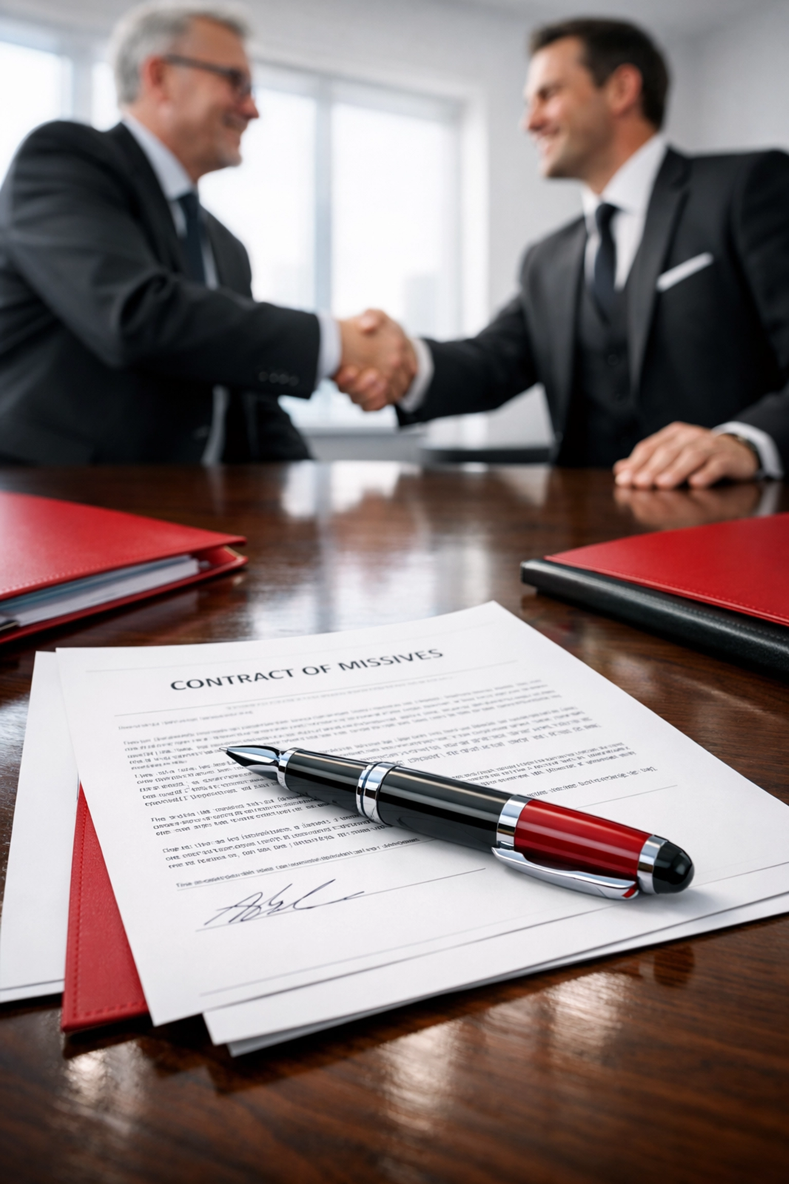 Scottish solicitors concluding missives for property sale with legal documents