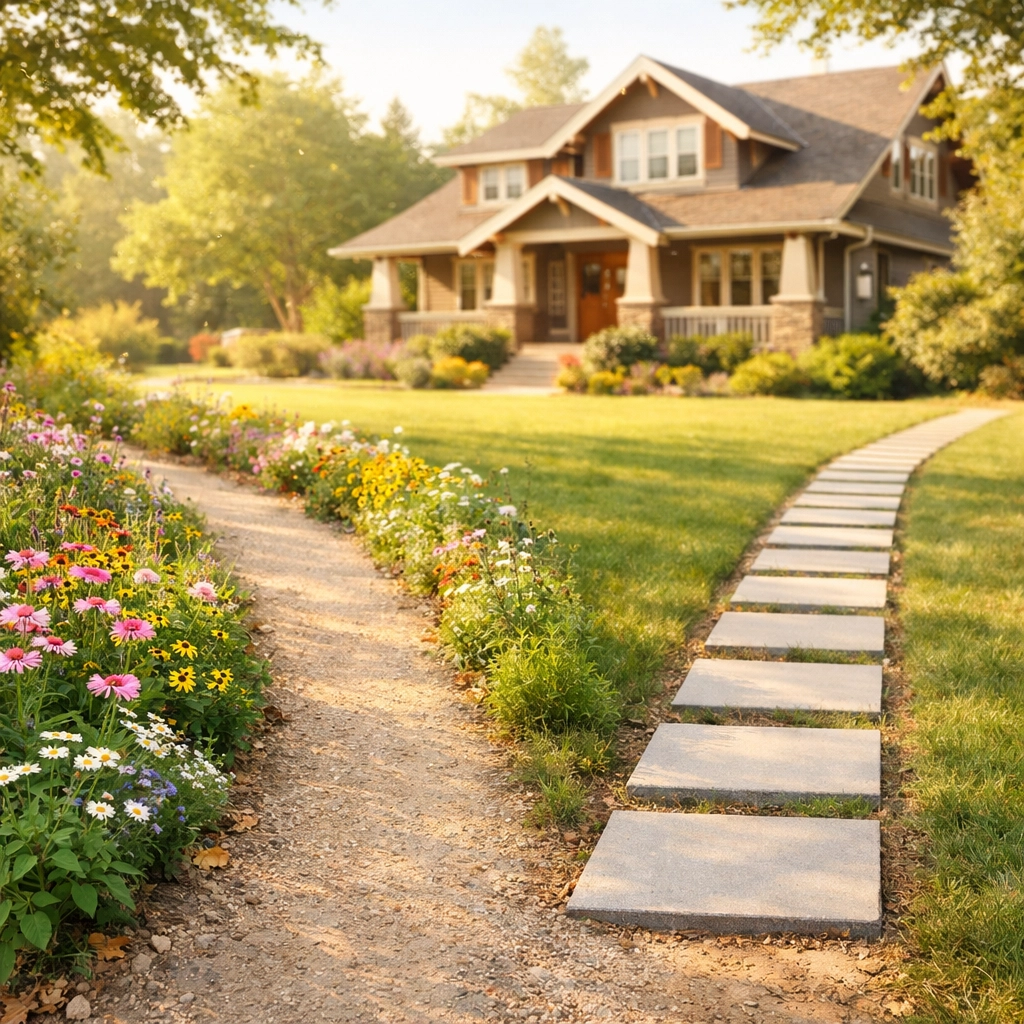 Two pathways representing reverse mortgage versus HELOC choice for seniors