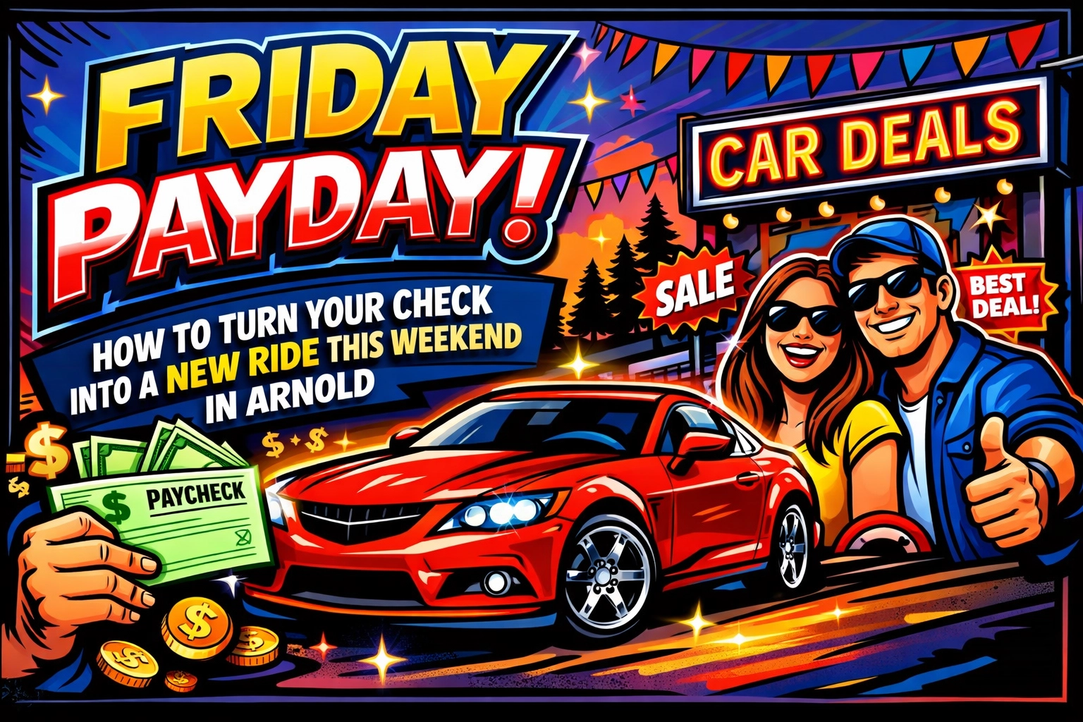 [HERO] Friday Payday: How to Turn Your Check into a New Ride This Weekend in Arnold