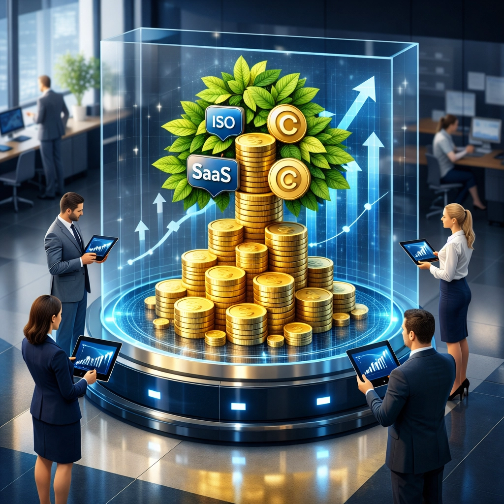 ITAM software license optimization tree representing 347% long-term ROI growth