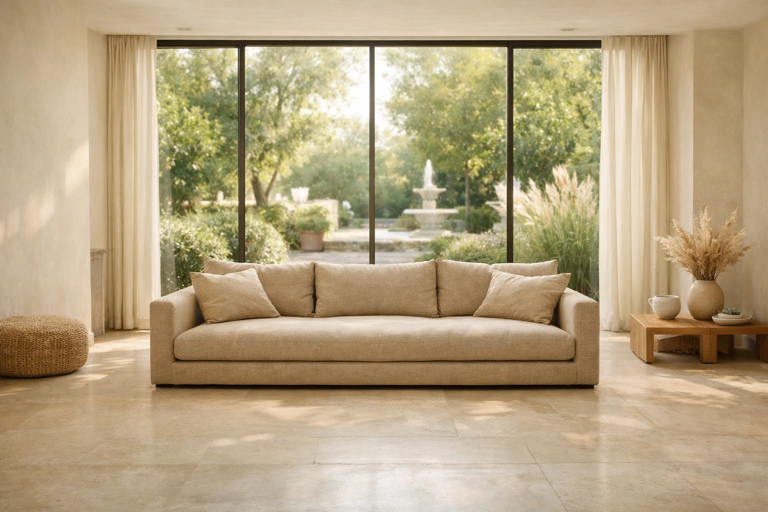 Minimalist boutique hotel lobby representing a seamless and proactive guest experience.