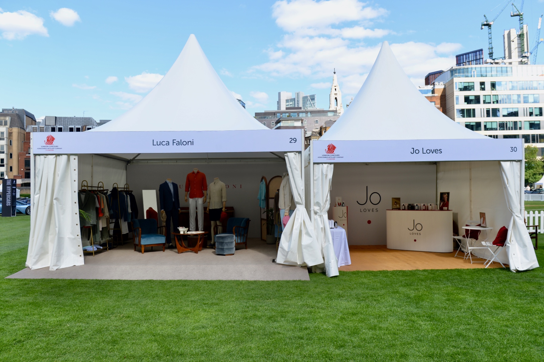 White Pagoda Marquees on Lawn