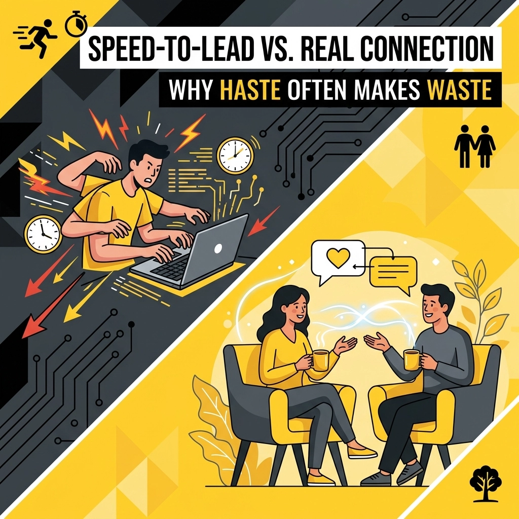 [HERO] Speed-to-Lead vs. Real Connection: Why Haste Often Makes Waste