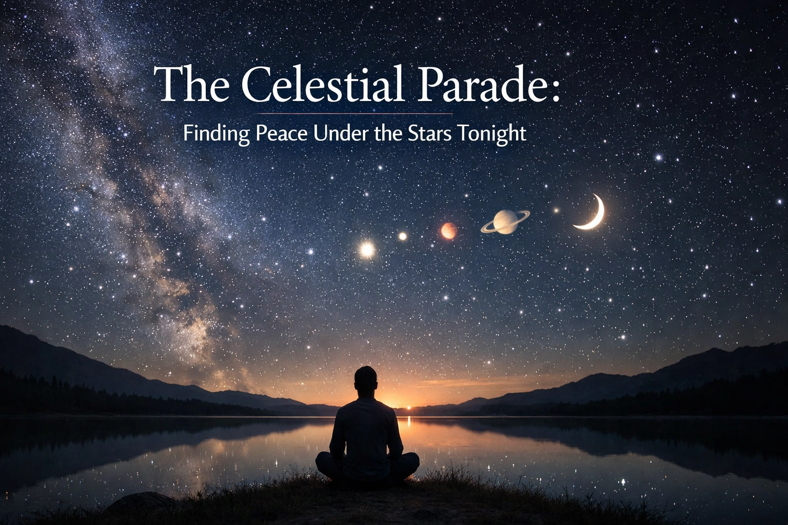 [HERO] The Celestial Parade: Finding Peace Under the Stars Tonight
