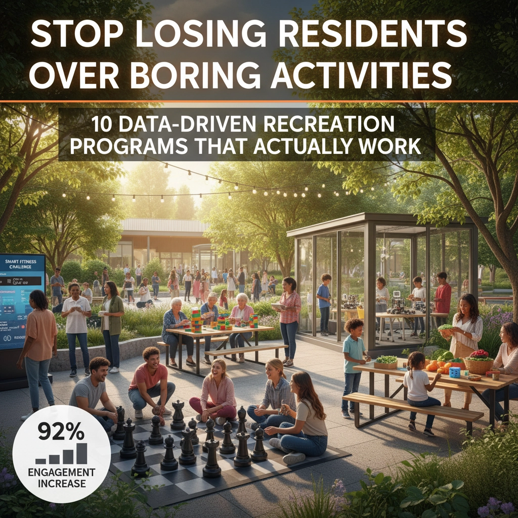 Stop Losing Residents Over Boring Activities: 10 Data-Driven Recreation Programs That Actually Work