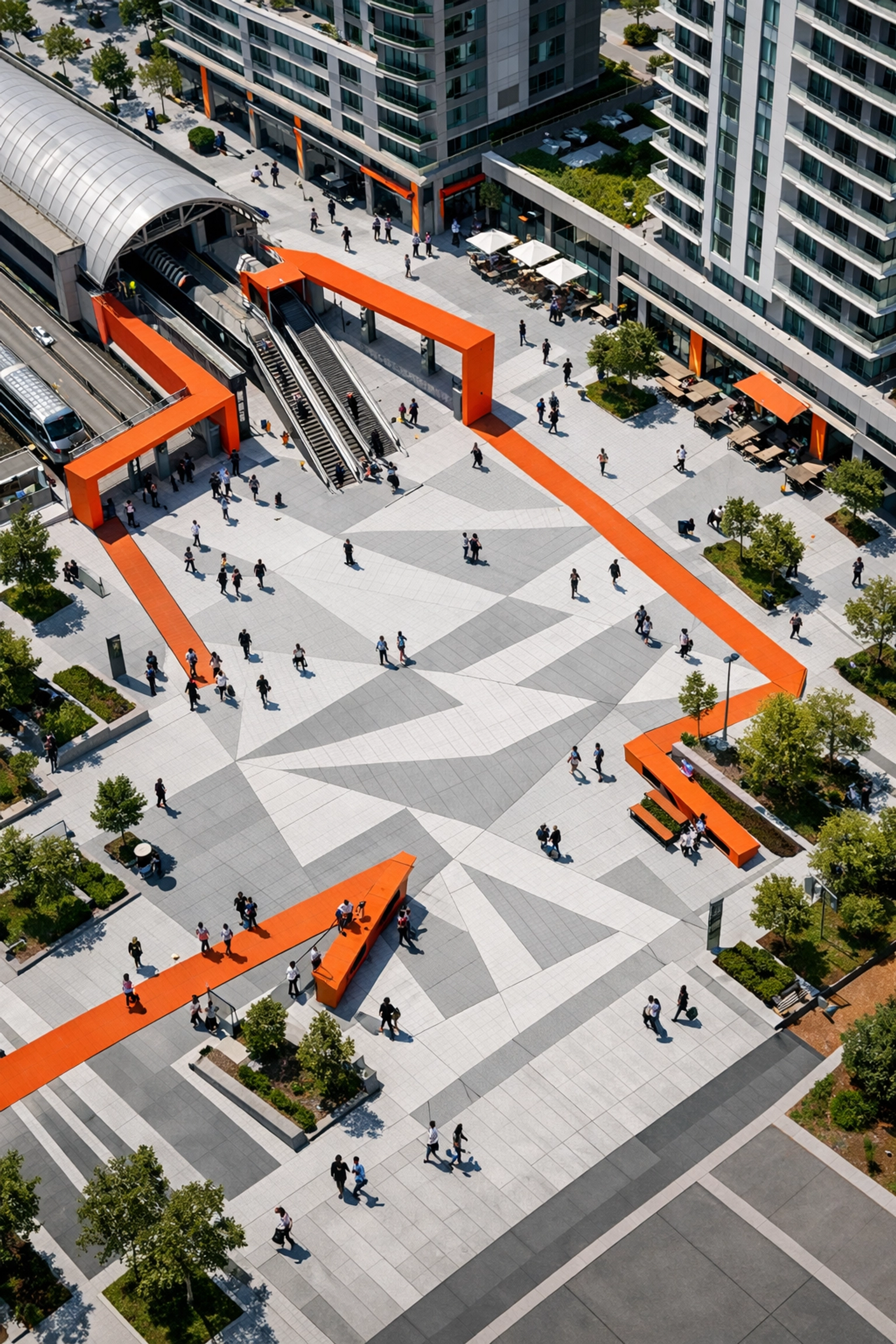 Transit-oriented affordable housing development in Bay Area with residential and commercial spaces