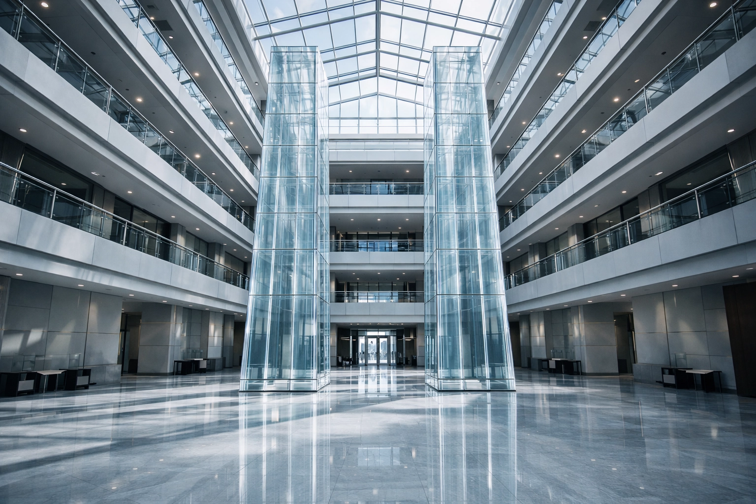 Two glass pillars representing the two main types of Vietnam exit taxation in an M&A deal.