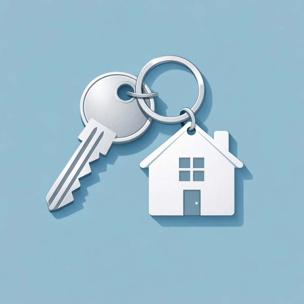 Llaves de hogar obtenidas gracias a una efectiva reparación de crédito profesional.