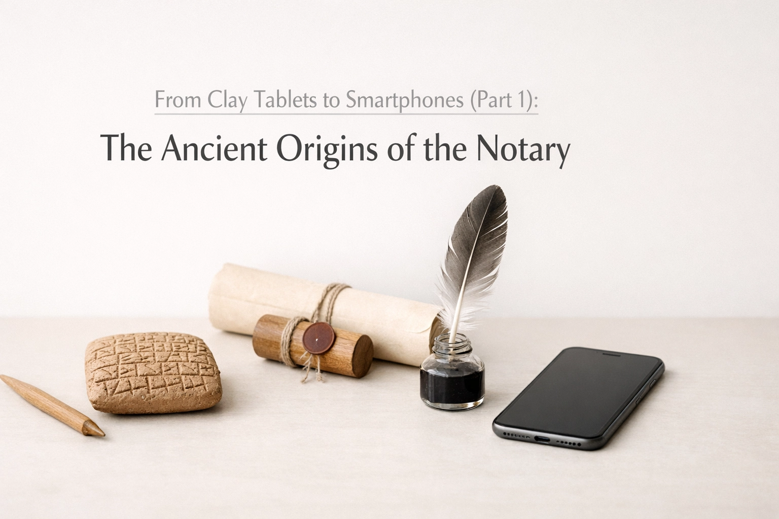 [HERO] From Clay Tablets to Smartphones (Part 1): The Ancient Origins of the Notary