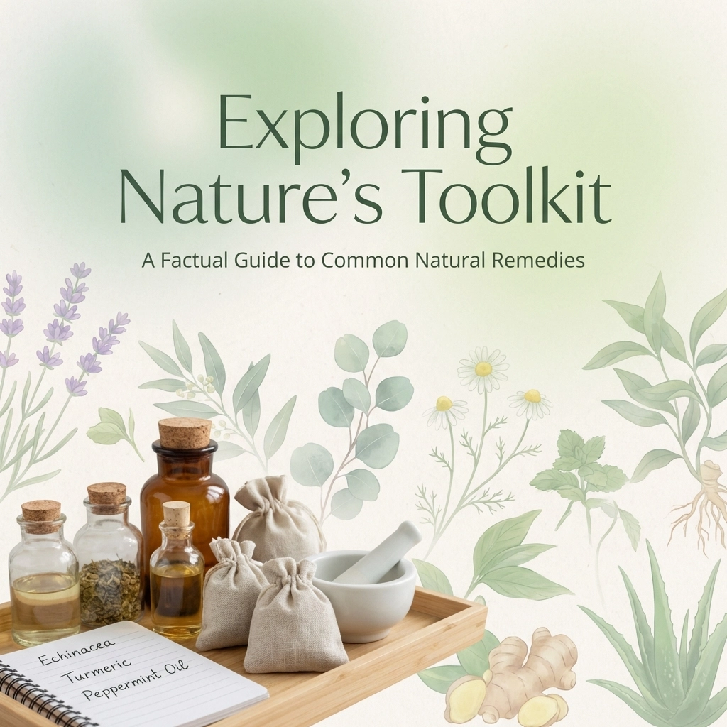 Exploring Nature's Toolkit: A Factual Guide to Common Natural Remedies