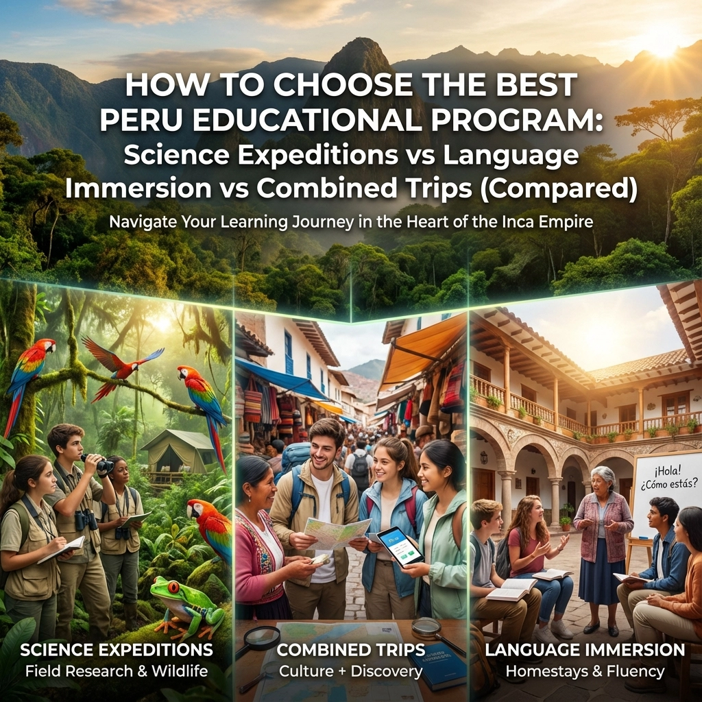 How to Choose the Best Peru Educational Program: Science Expeditions vs Language Immersion vs Combined Trips (Compared)