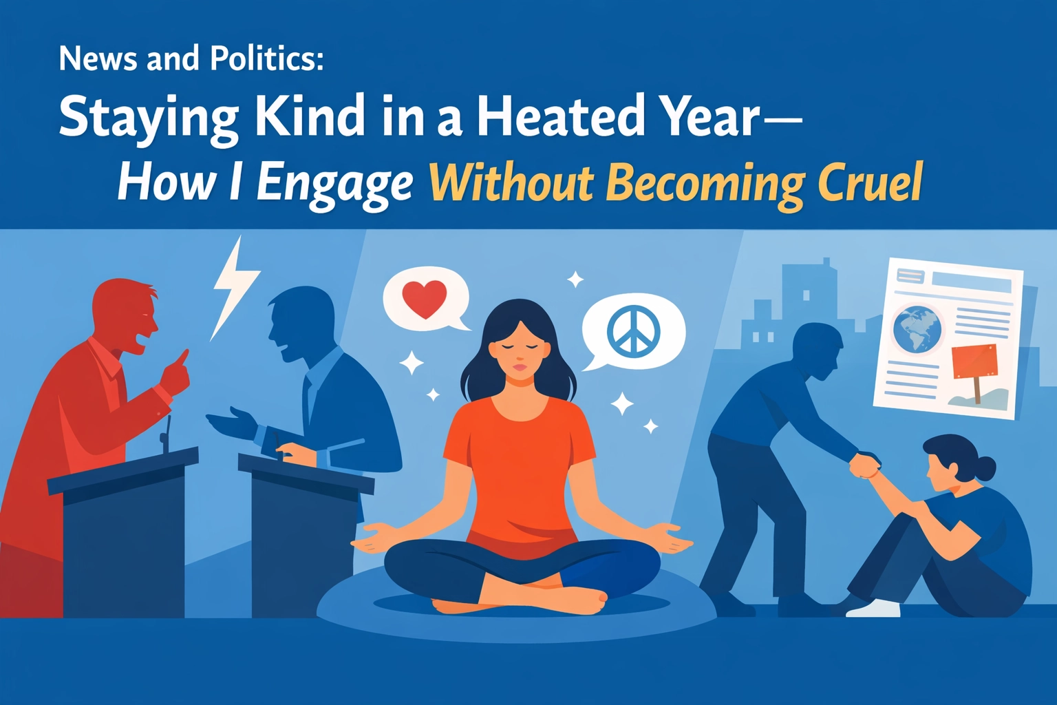 [HERO] News and Politics: Staying Kind in a Heated Year: How I Engage Without Becoming Cruel