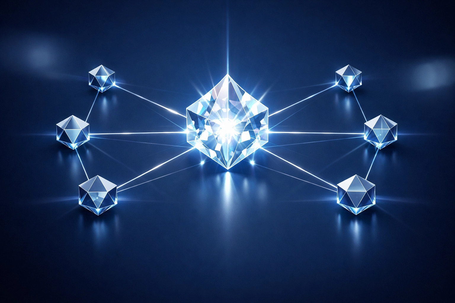 Unified network architecture representing centralized management for scaling a local business.