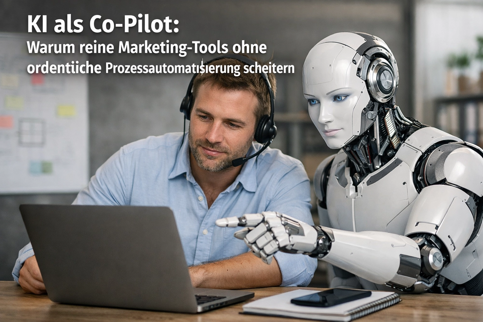 [HERO] KI als Co-Pilot: Warum reine Marketing-Tools ohne ordentliche Prozessautomatisierung scheitern