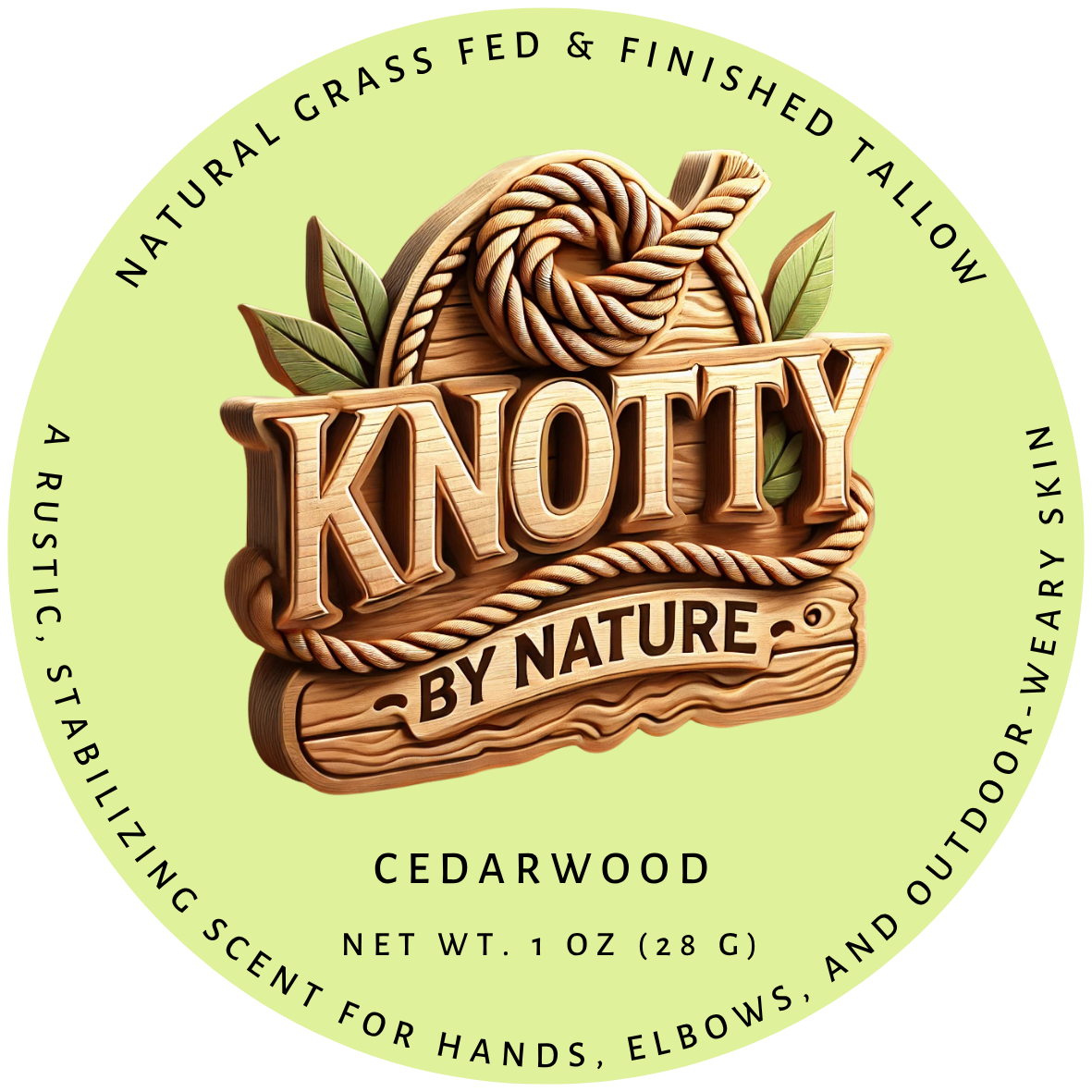 Knotty by Nature Cedarwood Tallow Balm