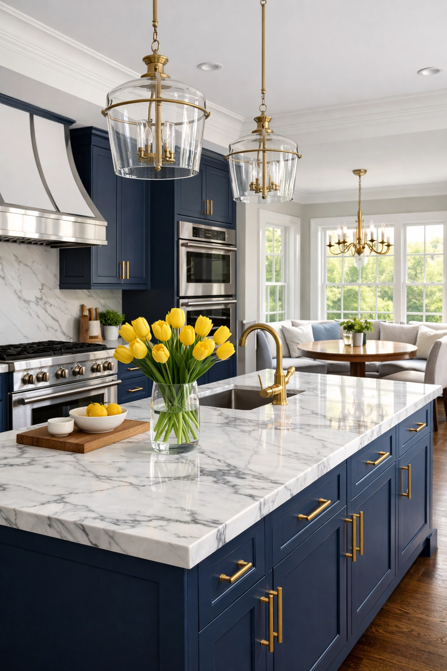 A high-end kitchen in Shrewsbury MA cleaned by a professional House Cleaning Service in Shrewsbury MA.