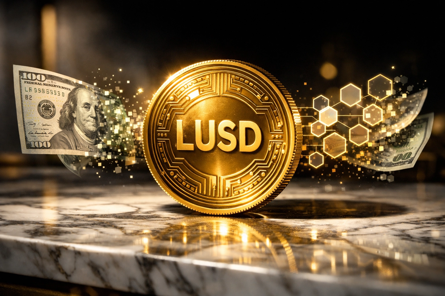 LUSD stablecoin with USD backing for merchant crypto payments and regulatory compliance