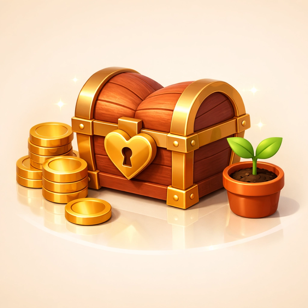 A symbolic graphic representing the financial foundation of Nevada surrogate compensation.