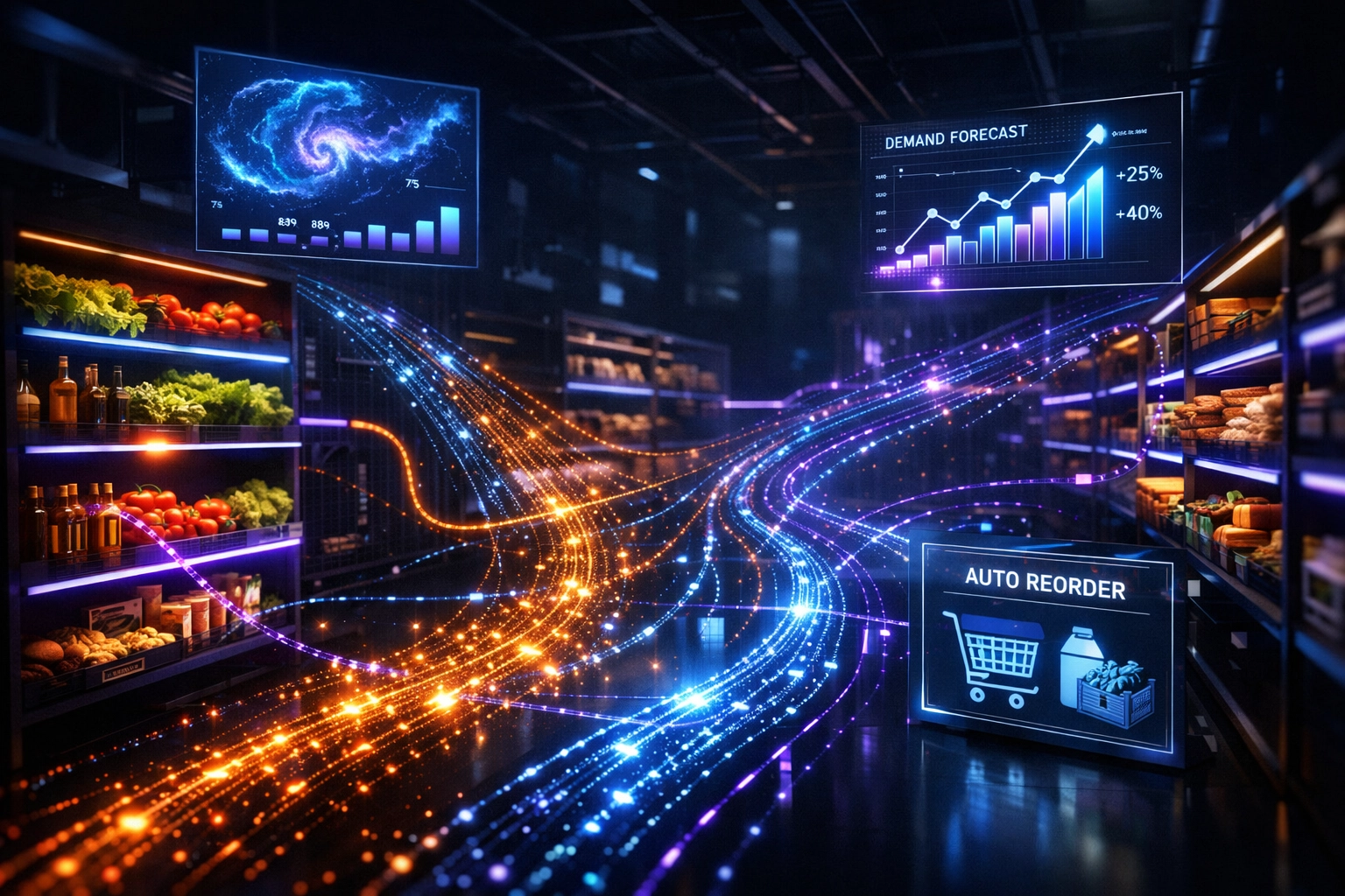 Smart inventory management system with predictive analytics for restaurant stock control