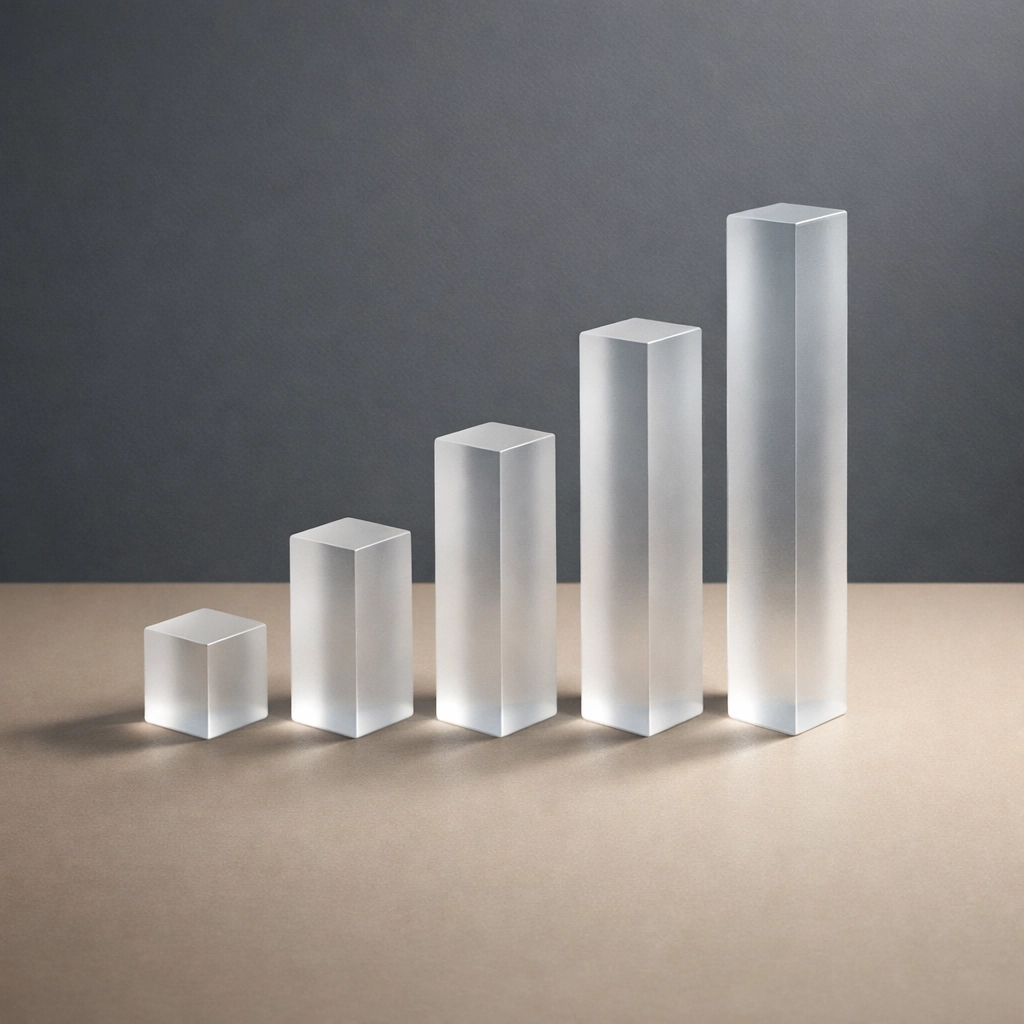 Abstract rising pillars symbolizing travel agency revenue acceleration and measurable booking results.