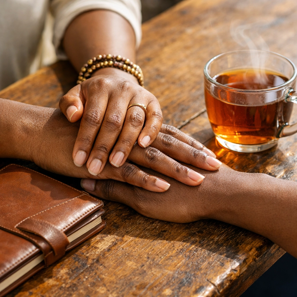 Black women planning together for financial freedom and Burlington County family assistance resources.