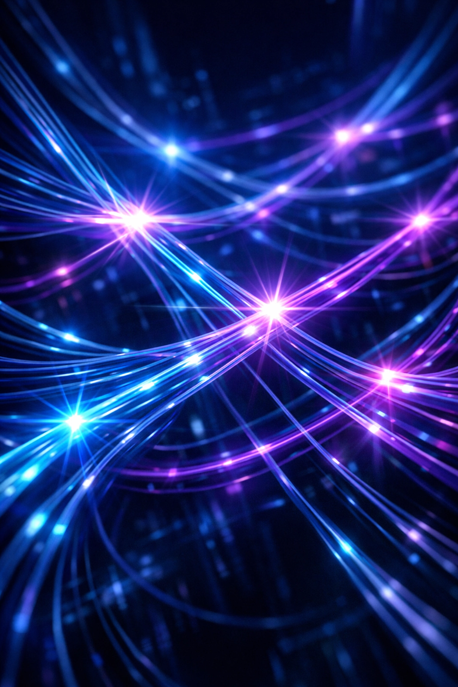 A network of glowing digital paths illustrating a strategic internal linking map for better SEO.