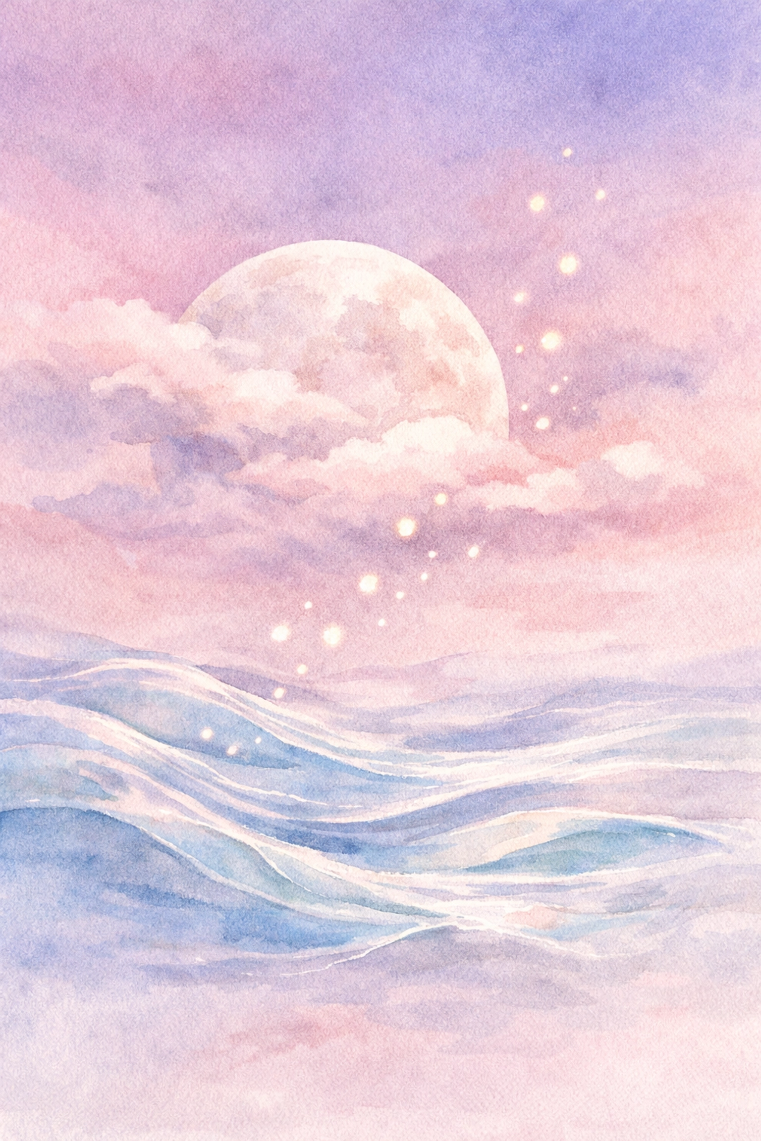 Moon in twilight sky symbolizing emotional shadow and hidden feelings in astrology