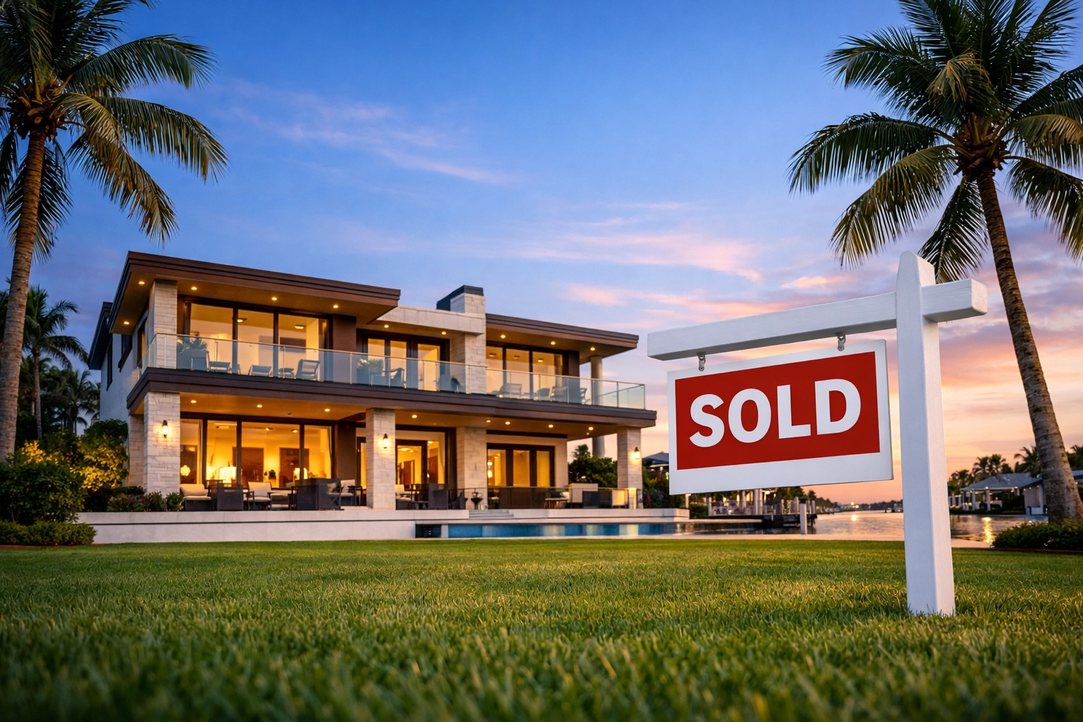 Sold Fort Lauderdale waterfront home with clear title ready for closing