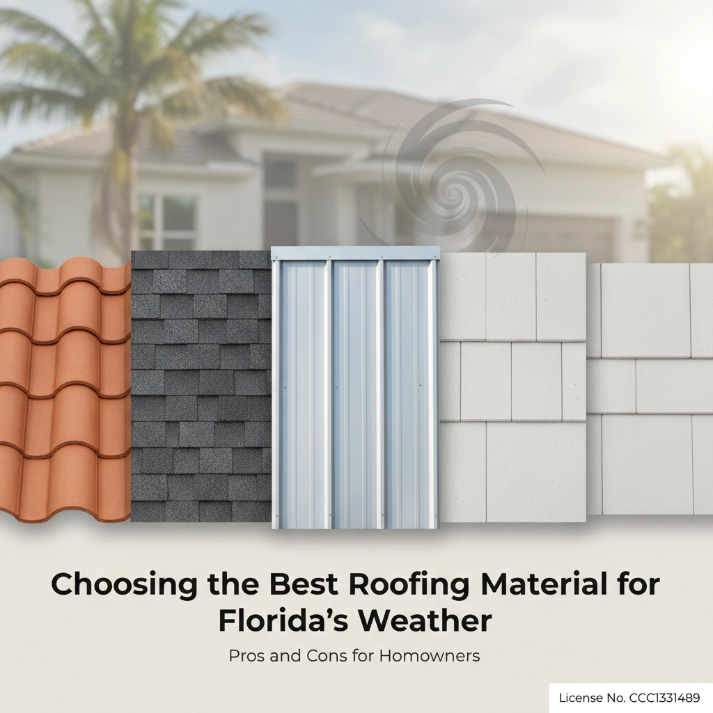 Choosing the Best Roofing Material for Florida's Weather: Pros and Cons for Homeowners